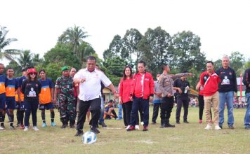 Heri Saman Buka Turnamen Banteng Cup 2022