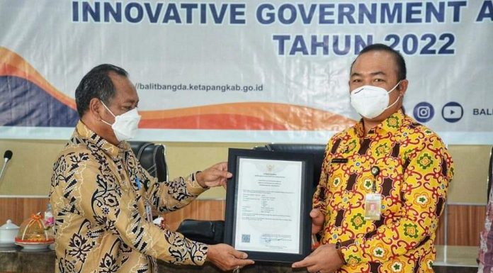 Sekda Harapkan Ketapang Masuk Nominasi Ajang Innovative Government Award Tahun 2022