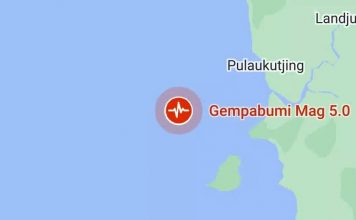 Gempa di Ketapang Tidak Bepotensi Tsunami