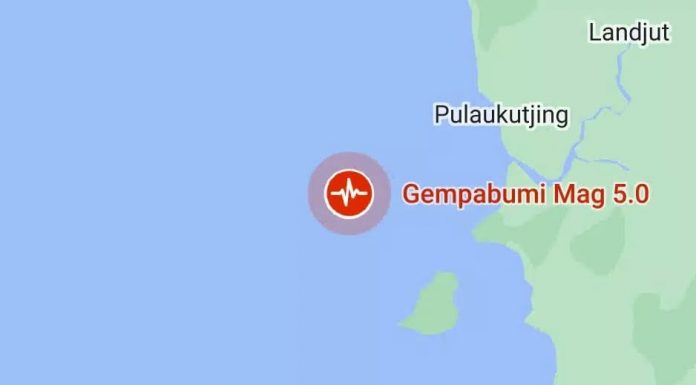 Gempa di Ketapang Tidak Bepotensi Tsunami