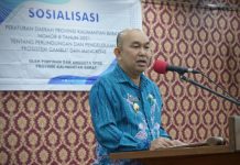 Pj Bupati Landak Buka Sosialisasi Perlindungan dan Pengelolaan Ekosistem Gambut dan Mangrove