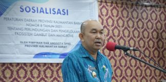 Pj Bupati Landak Buka Sosialisasi Perlindungan dan Pengelolaan Ekosistem Gambut dan Mangrove