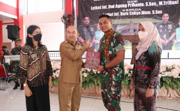 Pisah Sambut Dandim 1201/Mph, Pj Bupati Landak Minta Tetap Jalin Komunikasi dan Sinergitas