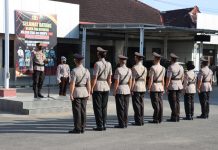 Pimpin Sertijab Kabag SDM dan Kapolsek Jajaran, Kapolres Pemekasan Minta Pejabat Baru Segera Beradaptasi