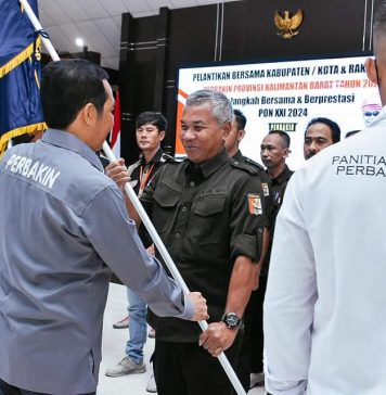Martin Rantan Nahkodai Perbakin Ketapang Masa Bakti 2021-2025