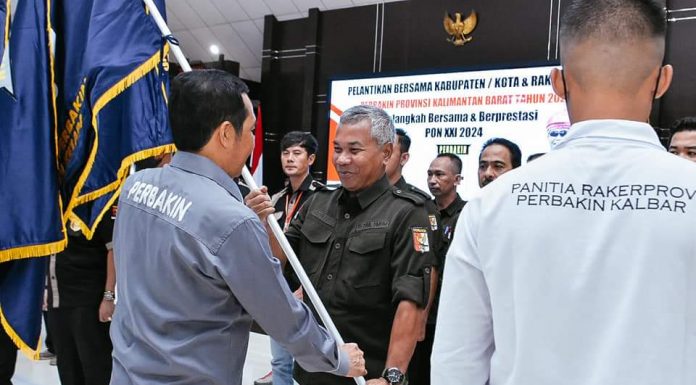 Martin Rantan Nahkodai Perbakin Ketapang Masa Bakti 2021-2025