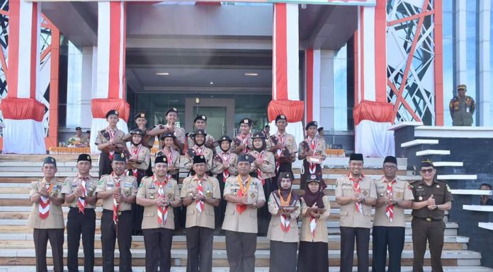 Wabup Ketapang Farhan Jadi Inspektur Upacara Peringatan HUT Pramuka ke-61 Tahun 2022