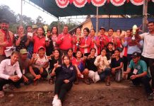 Heri Saman Hadiri Penutupan Lomba Peringatan HUT RI ke 77 di Desa Tubang Raeng