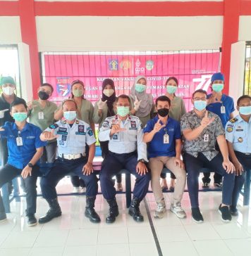 Petugas Hingga Warga Binaan Rutan Kelas IIB Landak Jalani Vaksinasi