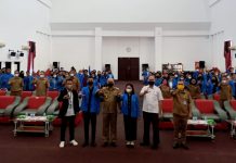 Mahasiswa IKIP PGRI Pontianak Laksanakan Program PLP-2 dan KKM, Ini Pesan Pj Bupati Landak