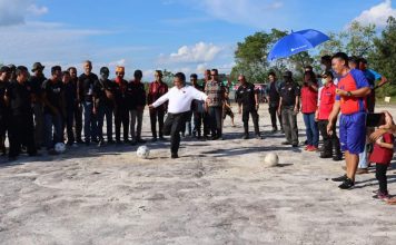 Heri Saman Buka Turnamen Maong Cup, 30 Tim Siap Berlaga