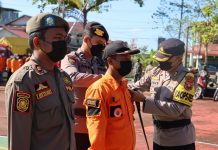 Upaya Cegah Karhutla, Polres Melawi Gelar Apel Bina Karuna Kapuas II Tahun 2022