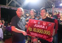 Open Turnamen Pahuman Cup 2022 Berakhir, Pj Bupati Landak Beri Apresiasi Pihak Panitia