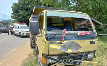 Tabrakan Maut di Sengah Temila, Pengendara Sepeda Motor Meninggal Ditempat