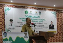 Sekda Landak Buka Sosialisasi Peraturan Bupati Landak Nomor 8 Tahun 2022