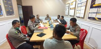 Monitoring Pelaksanaan Operasi Bina Karuna Kapuas 2022, Tim Wasops Polda Kalbar Kunjungi Polres Landak