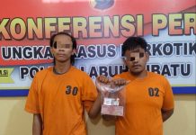 Tunjukan Gerik Mencurigakan, Dua Pelaku Diduga Bandar Narkoba Dibekuk