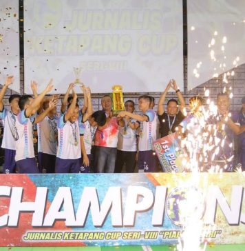Turnamen Futsal Jurnalis Cup 2022 Reski Ditutup, Sekda: Pemkab Ketapang Komitemen Dukung Kegiatan Olah Raga