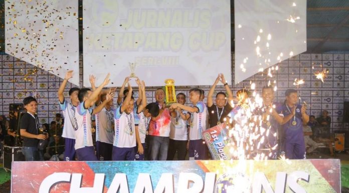 Turnamen Futsal Jurnalis Cup 2022 Reski Ditutup, Sekda: Pemkab Ketapang Komitemen Dukung Kegiatan Olah Raga