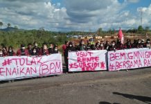 Tolak Kenaikan Harga BBM, Mahasiswa Sampaikan Lima Tuntutan ke DPRD Melawi