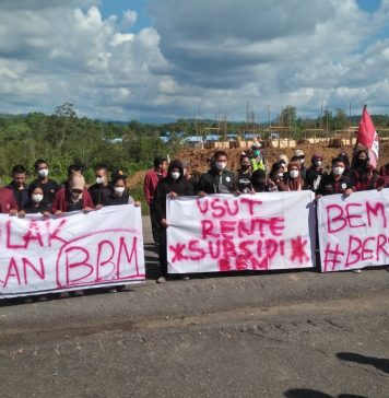 Tolak Kenaikan Harga BBM, Mahasiswa Sampaikan Lima Tuntutan ke DPRD Melawi