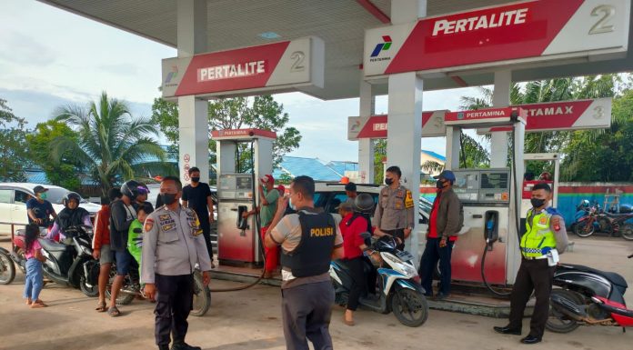 Pasca Pemerintah Umumkan Kenaikan Harga BBM, Polisi Lakukan Pengamanan SPBU