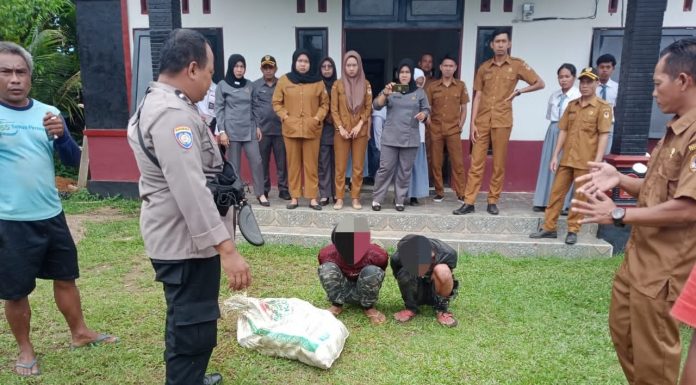 Aksinya Terekam CCTV, Dua Pelaku Pencuri Karet Diamankan