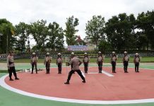 Jelang Pilkades, Polres Landak Gelar Latihan Pengendalian Masa