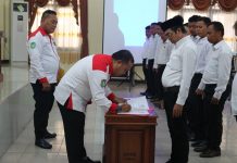 Kadis PMPD Hadiri Pelantikan dan Pengukuhan Pengurus DPC ABPEDNAS Kabupaten Landak