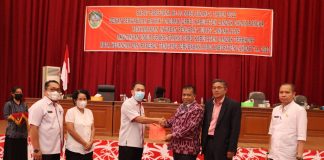 Eksekutif Tanggapi Pandangan Umum Fraksi DPRD Terhadap Nota Keuangan dan Raperda Perubahan APBD 2022