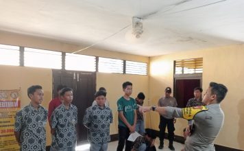 Diduga Akan Lakukan Tawuran 14 Pelajar di Tanah Pinoh Diamankan