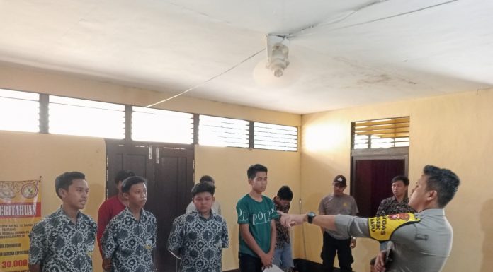Diduga Akan Lakukan Tawuran 14 Pelajar di Tanah Pinoh Diamankan