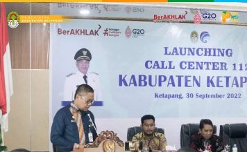 Pertama di Kalbar, Ketapang Miliki Layanan Panggilan Darurat 112