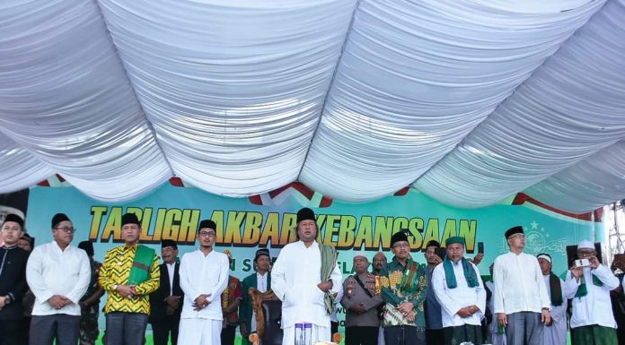 Wabup Farhan Hadiri Tabligh Akbar Peringatan Maulid Nabi Muhammad 1444 Hijriyah