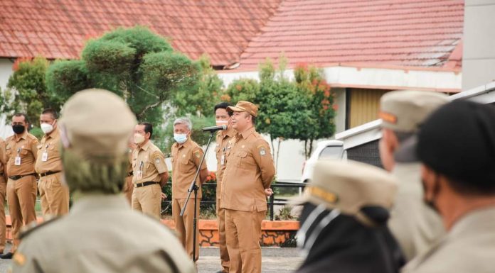 Pimpin Apel Pagi, Sekda Ketapang Tekankan Sejumlah Hal Kepada Para ASN