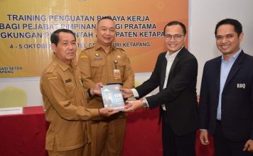 Pemkab Ketapang Gelar Training Peningkatan Budaya Kerja Bagi Pejabat Pimpinan Tinggi Pratama
