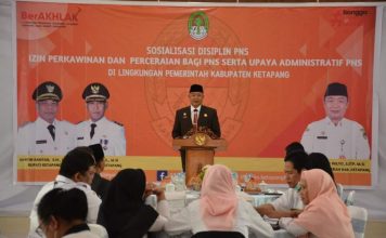 Sekda Ketapang Minta PNS Dapat Jaga Prilaku dan Tindakan Dalam Laksanakan Tugas