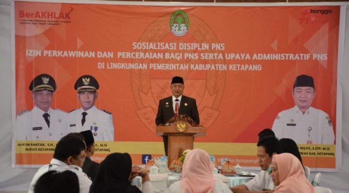 Sekda Ketapang Minta PNS Dapat Jaga Prilaku dan Tindakan Dalam Laksanakan Tugas