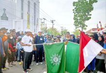 Wabup Farhan Hadiri Jalan Sehat Dalam Rangka Syair Muktamar Muhammadiyah dan Aisyiyah ke 48