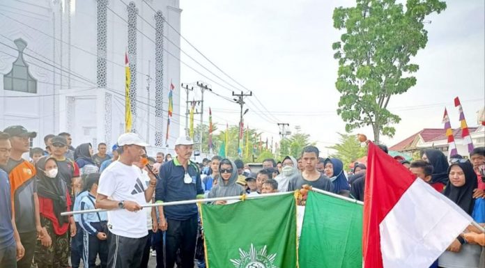 Wabup Farhan Hadiri Jalan Sehat Dalam Rangka Syair Muktamar Muhammadiyah dan Aisyiyah ke 48