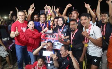 Turnamen Tebedak Cup III Resmi Ditutup, Karolin Harapkan Lahir Bibit Atlet Dari Desa