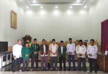 Jalin Silaturahmi PC Nahdalatul Ulama Kunjungi Rumah Dinas Wabup Labusel