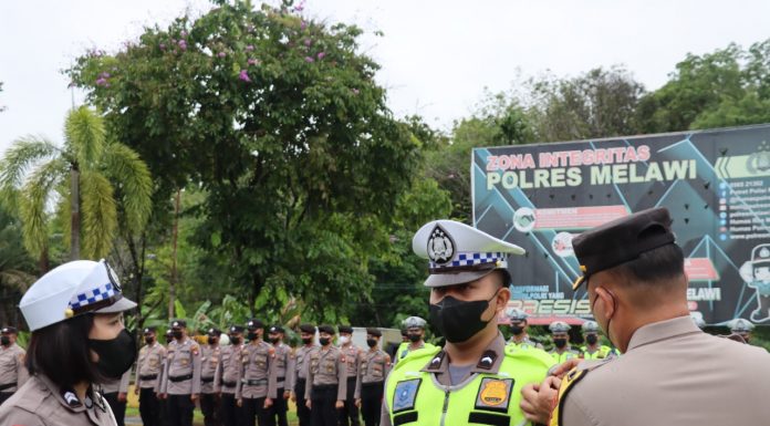 Operasi Zebra Kapuas 2022, Wakapolres Melawi : Untuk Turunkan Angka Pelanggaran Lalulintas