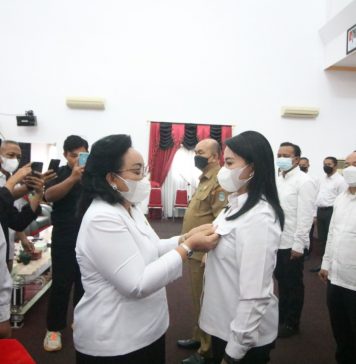 Karolin Pimpin PMI Kabupaten Landak Masa Bakti 2022-2027