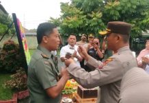 Perayaan HUT TNI ke 77 di Koramil 11 Kotapinang Berlangsung Hikmat