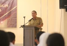 Sekda Landak Hadiri Sosialisasi dan Pendidikan Pemilih Pemilu Serentak 2024