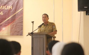Sekda Landak Hadiri Sosialisasi dan Pendidikan Pemilih Pemilu Serentak 2024