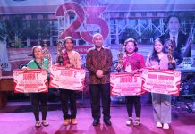 Malam Penganugrahan Hadiah Lomba dan Olah Raga Peringatan HUT ke 23 Pemkab Landak