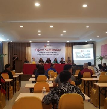 Gandeng Parpol Ormas dan Media Bawaslu Landak Rakor Sinegritas Sentra Gakkumdu Jelang Pemilu 2024