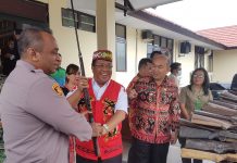 370 Pucuk Senjata Api Rakitan Dimusnahkan Polres Landak